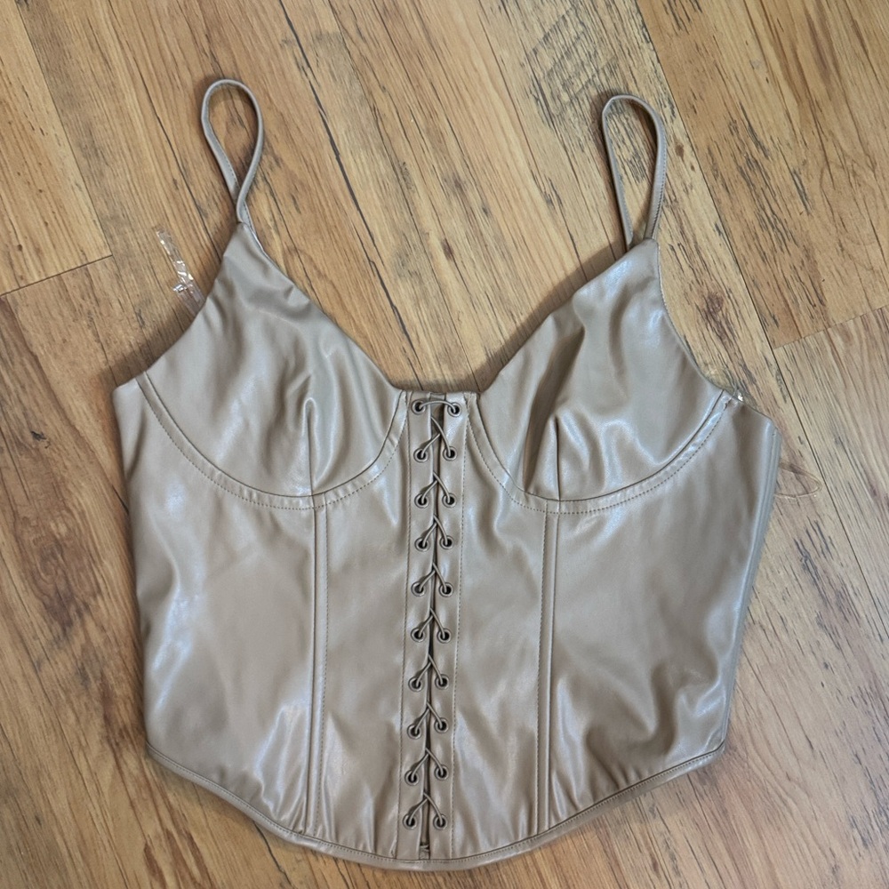 Princess Polly Corset Tan Sz 8